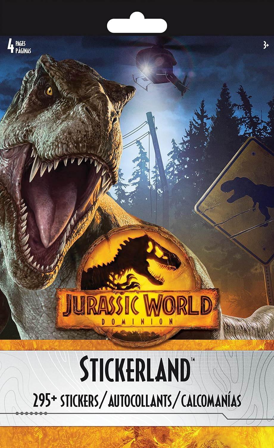 Jurassic World Dominion - Stickerland 4 Page Pad