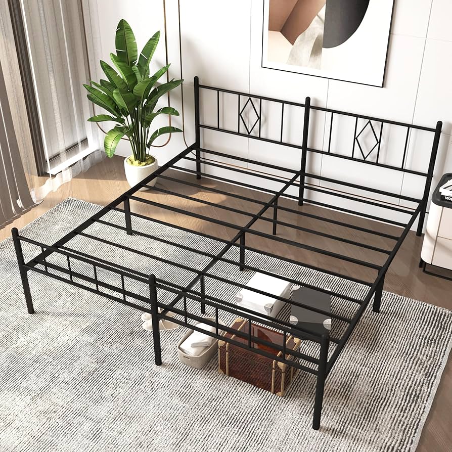 Amazon.com: Homeoptima 14 Inch Full Size Bed Frames with