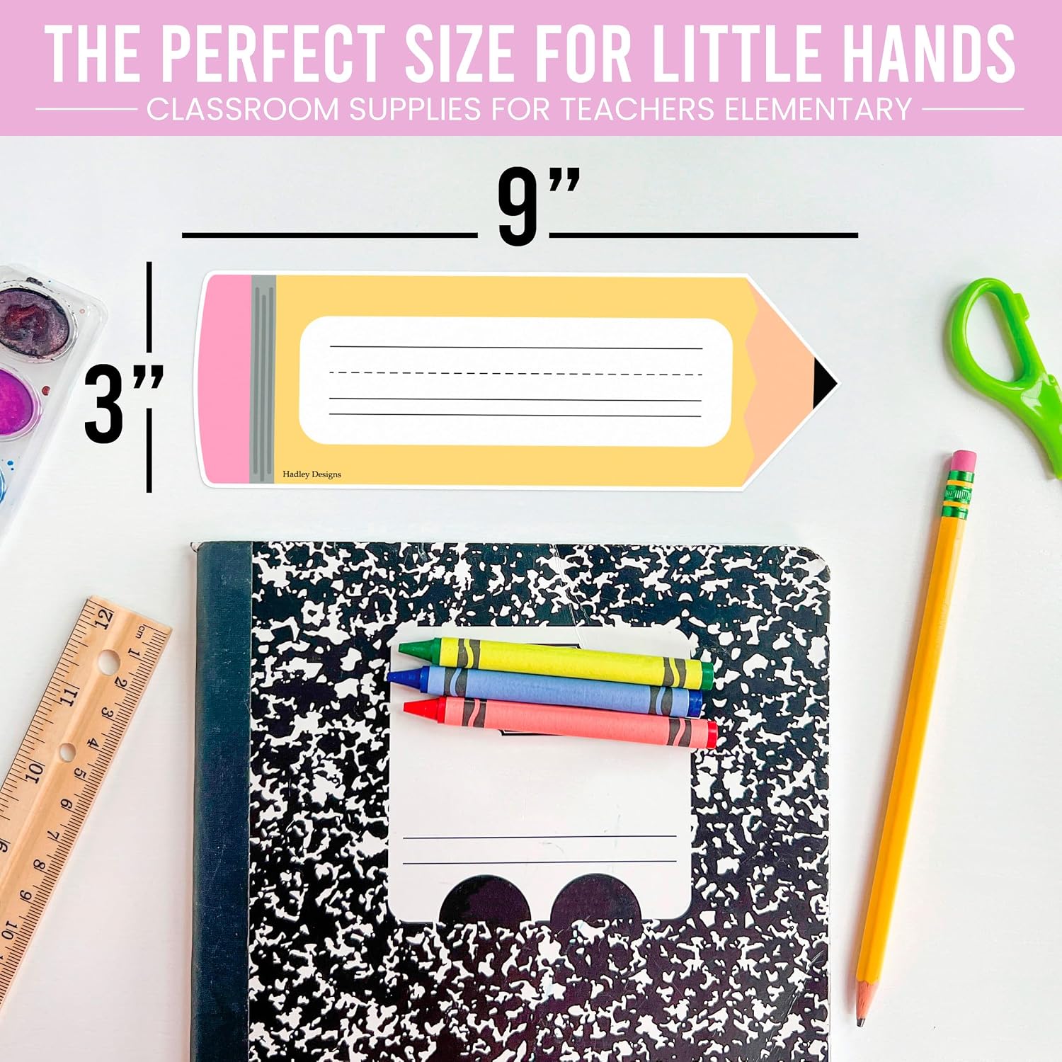 Desk Name Tags for Classroom, 36pc Nameplate & Classroom Name Tags for Desk image 2