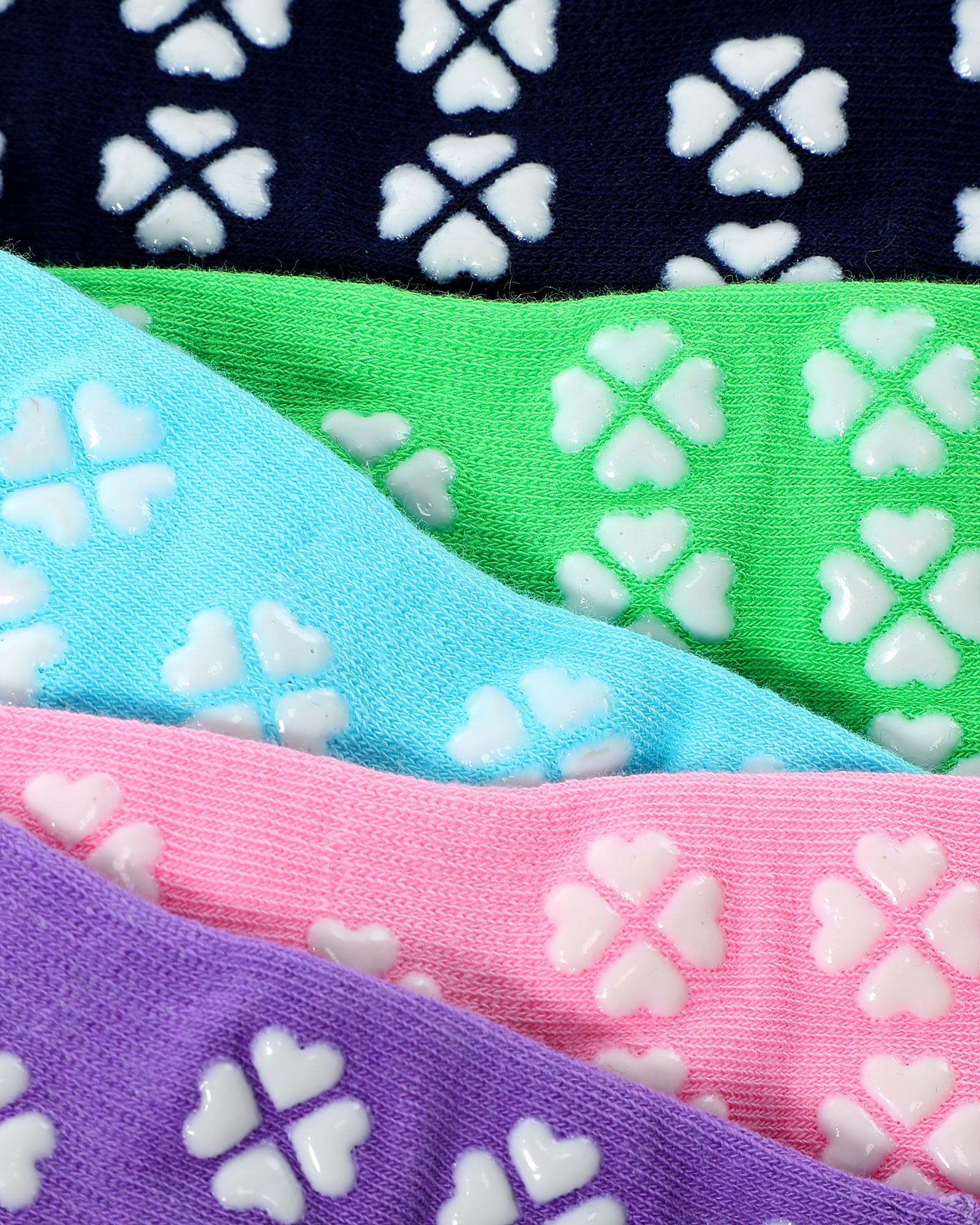 Vicenpal 45 paia di calzini antiscivolo calzini antiscivolo calzini da yoga da donna e uomo calzini a pantofola con pinze a prova di piede, calzini antiscivolo per ospedale Barre Pilates, 15 colori,