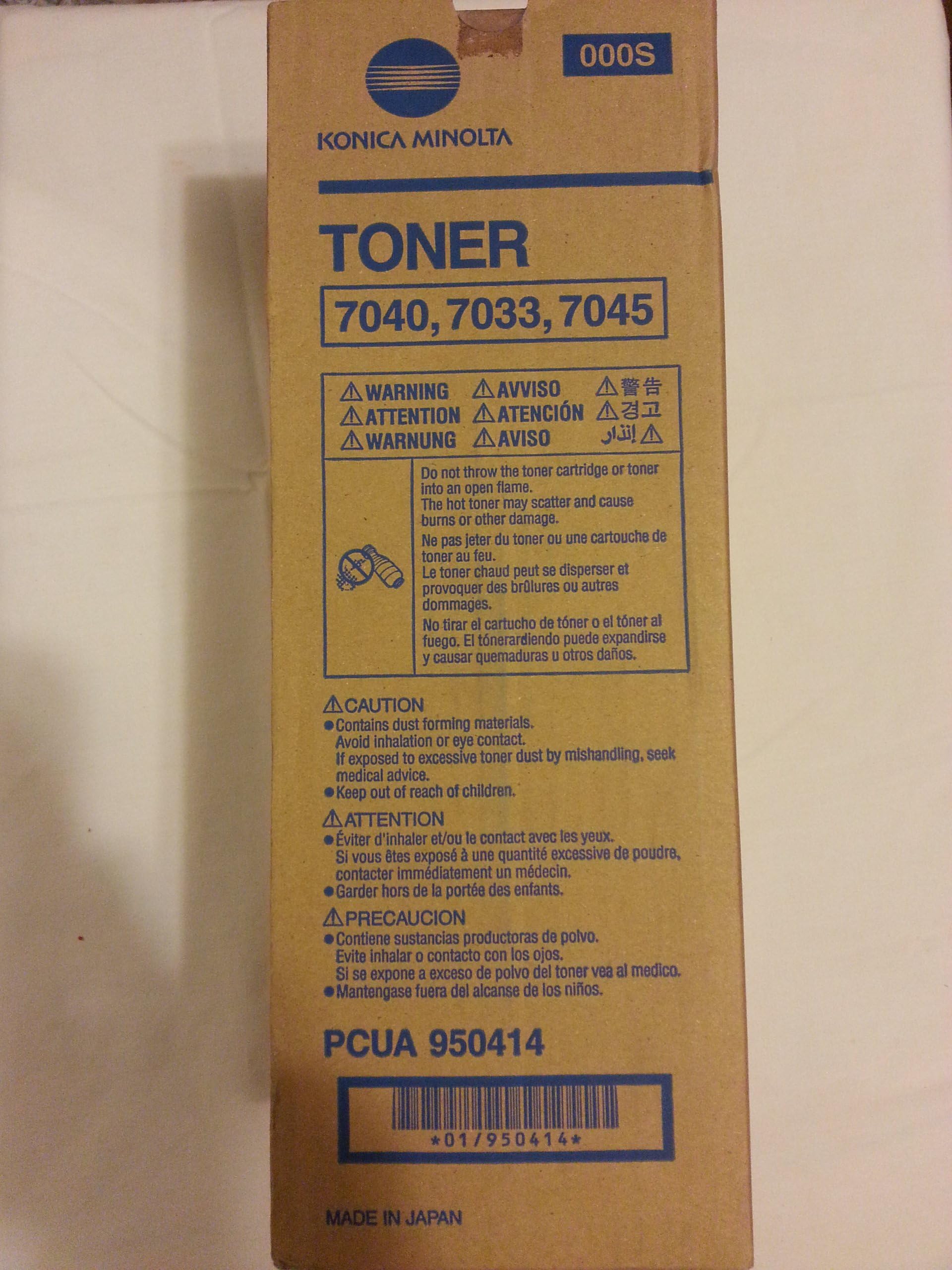 Brand New Genuine Konica 950414 Copier Toner (20000 Page Yield), Designed to Work for Konica Minolta 7033, Konica Minolta 7040, Konica Minolta 7045