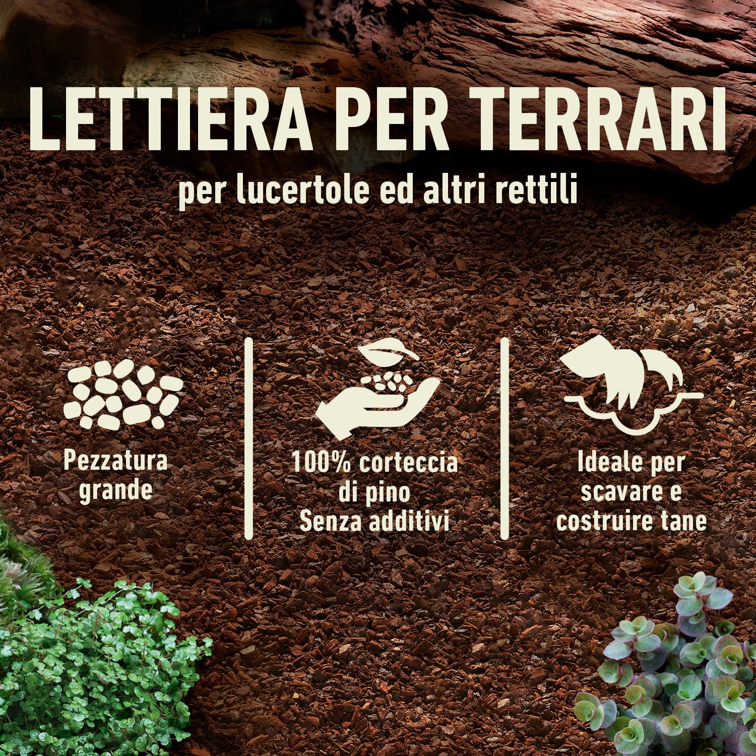 COMPO ZOO Lettiera universale per terrari, di pezzatura media: 5-10 mm - 4