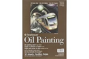 Strathmore 400 Series Oil Painting Paper: 9" X 12", 10 Sheets (62430309)
