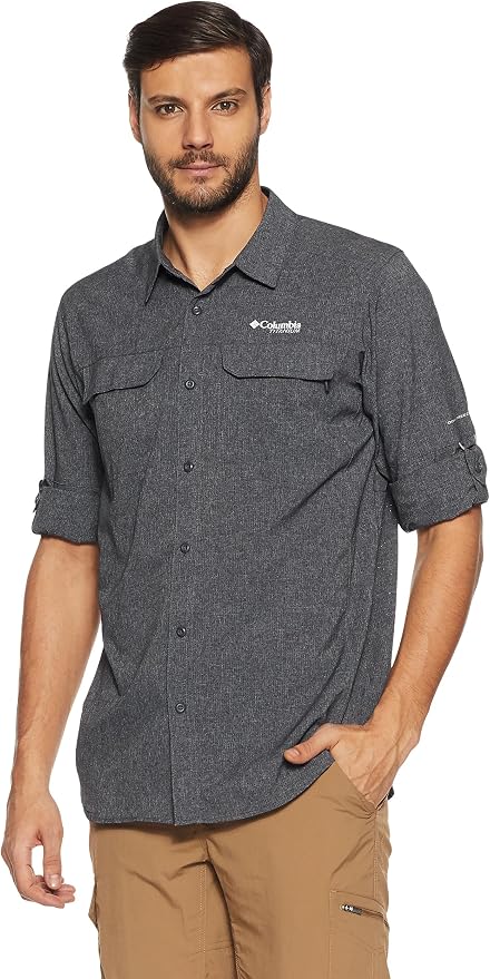 Chemise Columbia Homme Manches Longues - Omni-Wick - Taille XL - Motif écossais - Occasion Parfait état