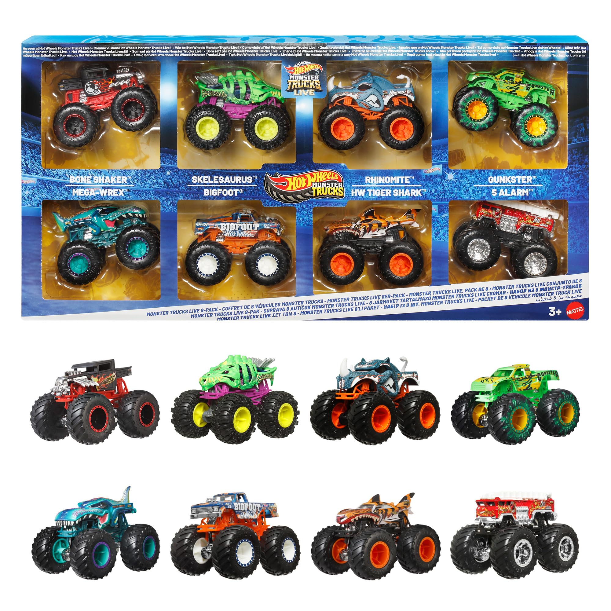 【即日発送】ホットウィール　モンスタートラック8台set Amazon | ホットウィール(Hot Wheels) モンスタートラック ライブ 8
