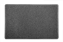 Capacho de Vinil Kapazi Silver 10mm Grafite 40x60cm – Antiderrapante para Entrada