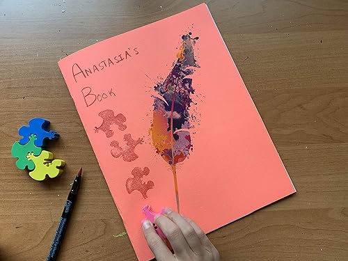 Miniatura 9 de Cuaderno de bocetos, cuadernos de diario y dibujo para niños, cuadernos de bocetos pequeños a granel, en blanco con portadas, 32 páginas de papel