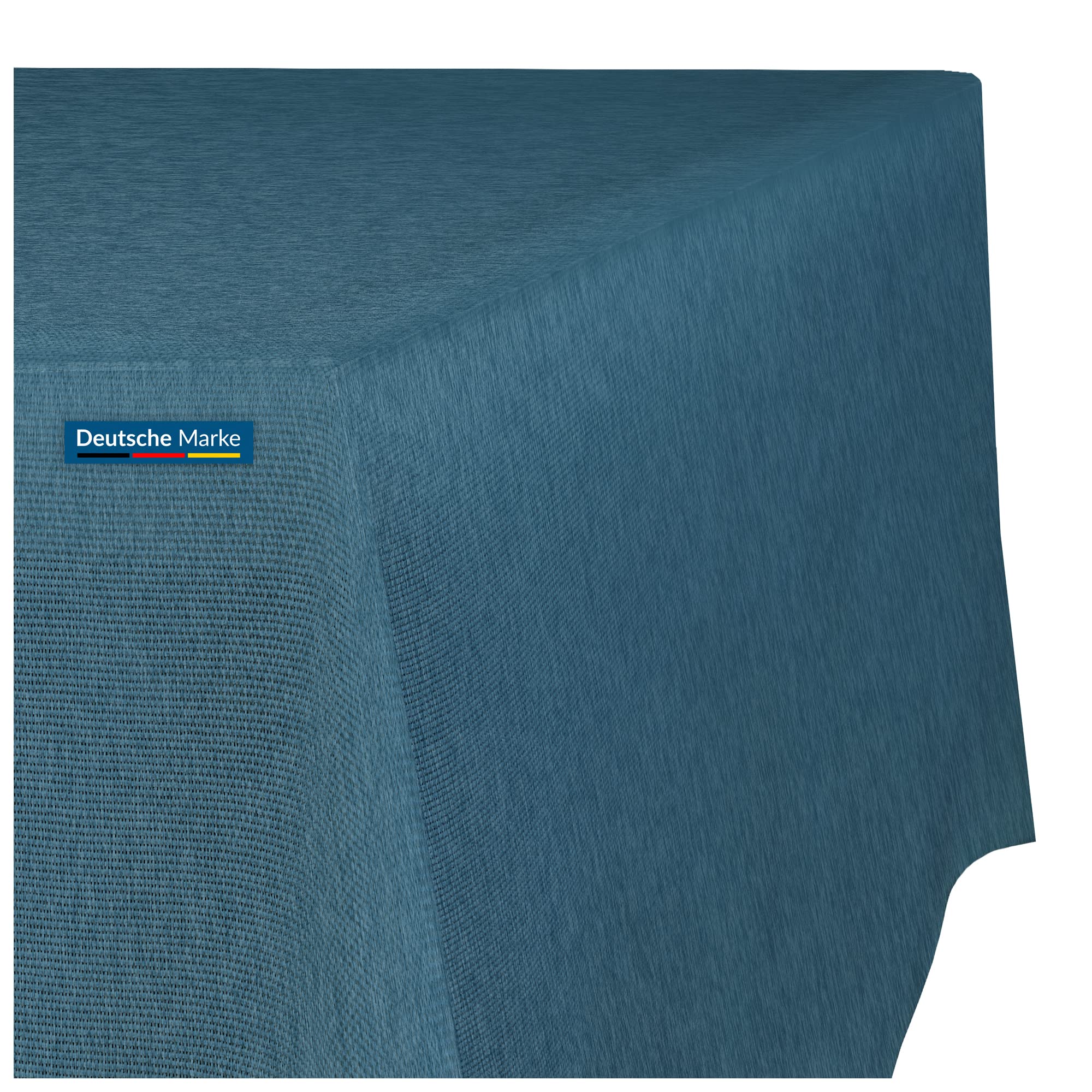 TEXMAXX Tischdecke abwaschbar eckig - Maßgefertigte Tischdecke Leinenoptik mit Lotuseffekt - Gartentischdecke wasserabweisend mit Fleckschutz