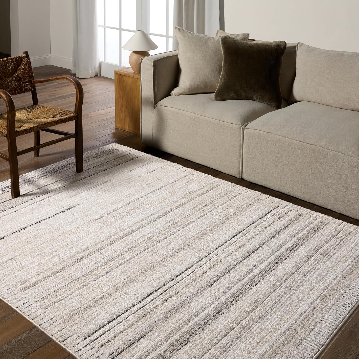 Jaipur Living, Jute 9x12 Large Area Rug, Handmade, Farmhouse, Solid Black/Brown Living Room Rug
