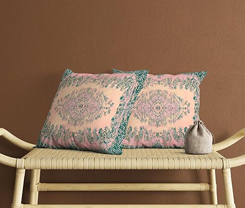 Miniatura 10 de TurkishRug - Kingdom Pattern Handmade Kilim Cushion Cover Ethnic Pattern Farmhouse Soft Pillow Cover Washable Printed Home Dekor Decorations Bedroom