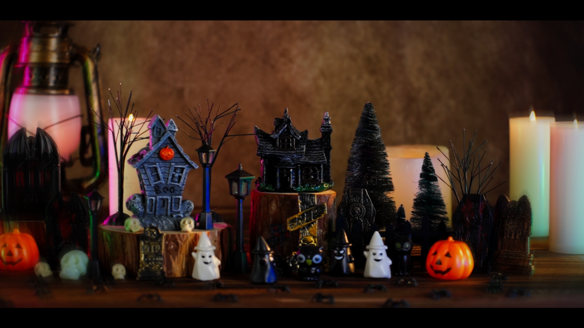 Amazon.com: Colingmill 56 Pcs Halloween Village Accessories Set
