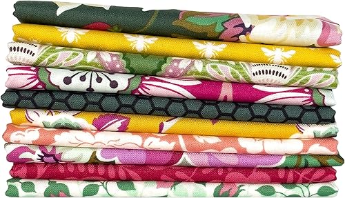 Miniatura 3 de Paquete local de miel #2 (10 piezas) por Heather Bailey para Figo Fabrics 18 x 21 pulgadas (18.0 in x 21.0 in) Cortes de tela