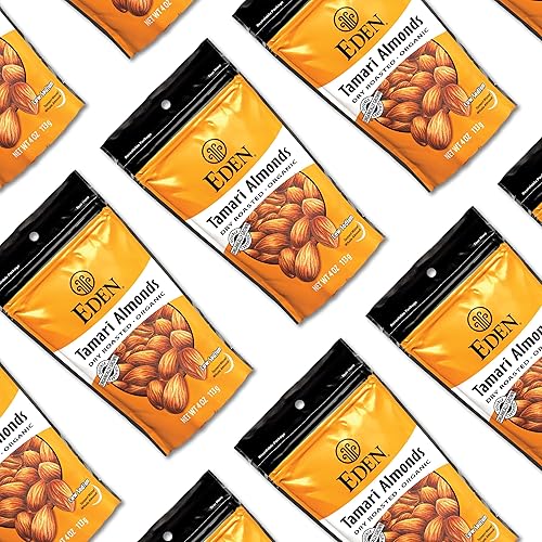Miniatura 6 de Eden Almendras Tamari Orgánicas, 4 oz