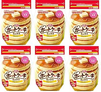 Amazon.co.jp: 日清製粉ウェルナ ホットケーキミックス チャック