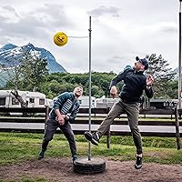 Vista 9 de Juego de Tetherball de Calidad Escolar Baden - Pelota de Tetherball de Toque Suave y Cuerda