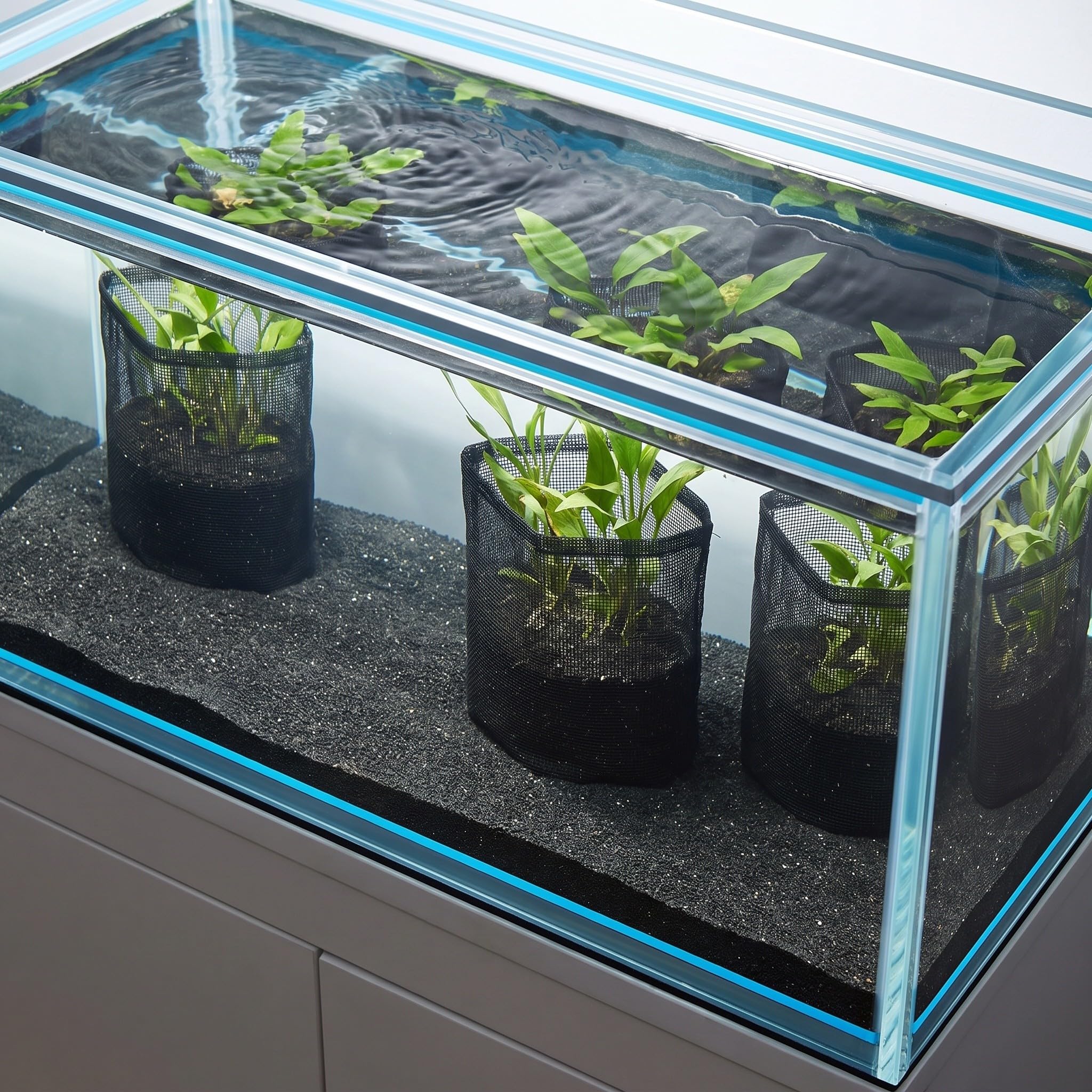 UKCOCO 6 cestas para Plantas acuáticas, Redondas y Reutilizables.
