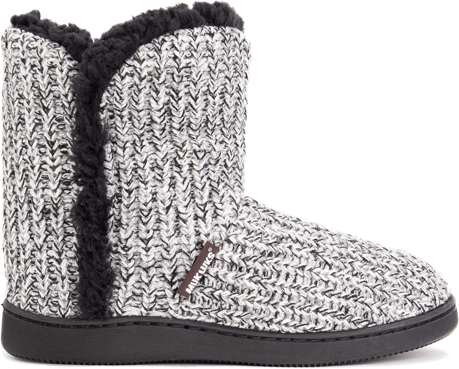MUK LUKS Women's Cheyenne Slippers X-Large Light Grey