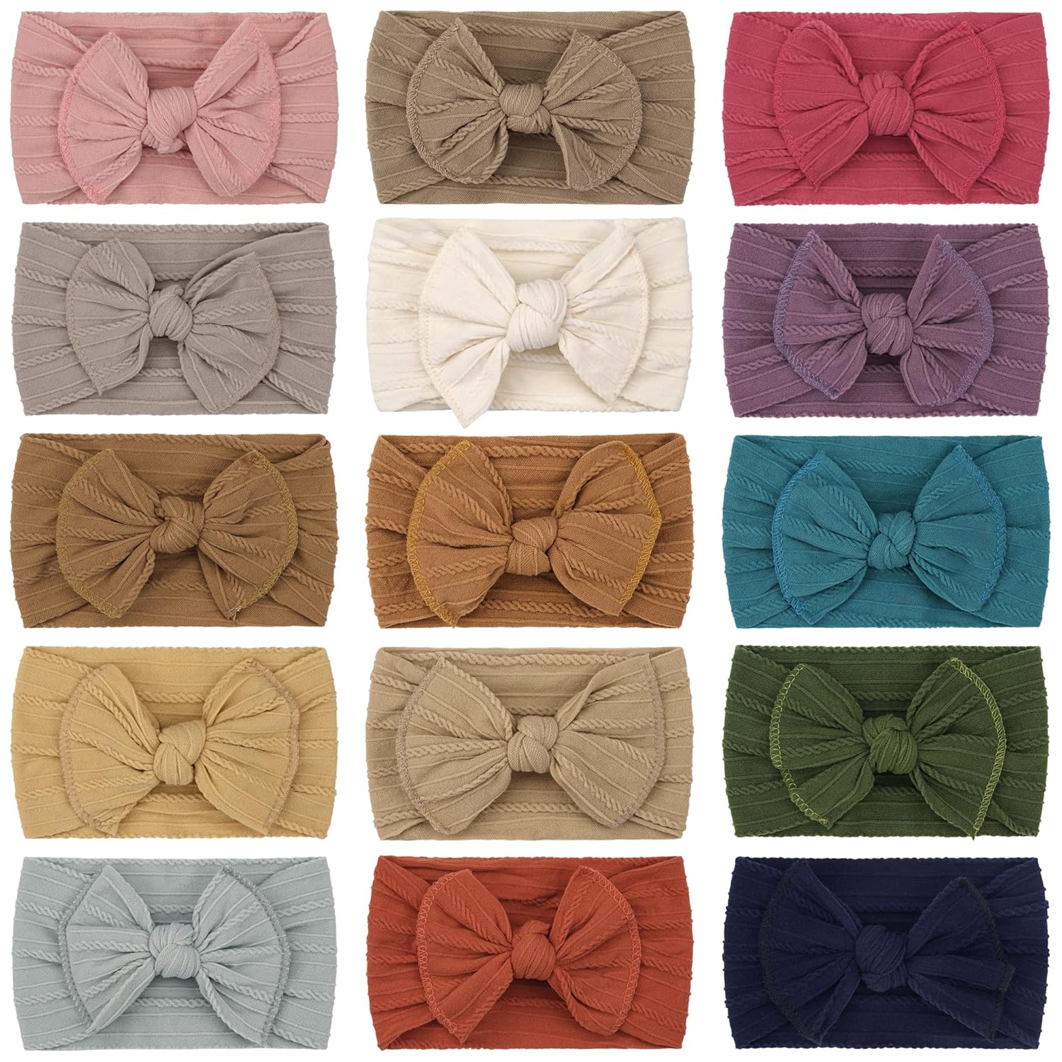 Ayesha 15pcs Baby Girl Headbands with Bow Newborn Soft Hairbands Elastics Nylon Baby Bows Headbands Hair Accessories for Newborn Toddlers Baby Girls Infant Ayesha 15pcs Baby Girl Headbands with Bow Newborn Soft Hairbands Elastics Nylon Baby Bows Headbands Hair Accessories for Newborn Toddlers Baby Girls Infant