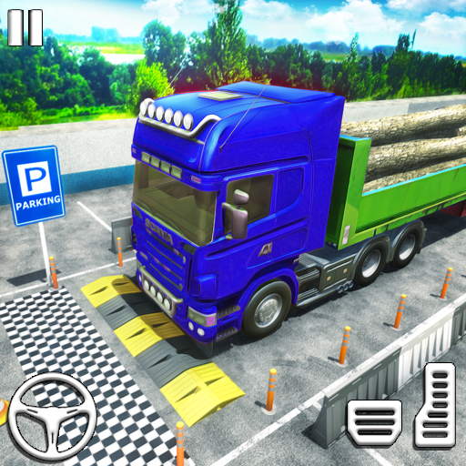 Real Euro Lkw Fahren Simulator Spiele 2025 - Lkw Parken Spiele 3D - Fracht Parken Lkw Spiel