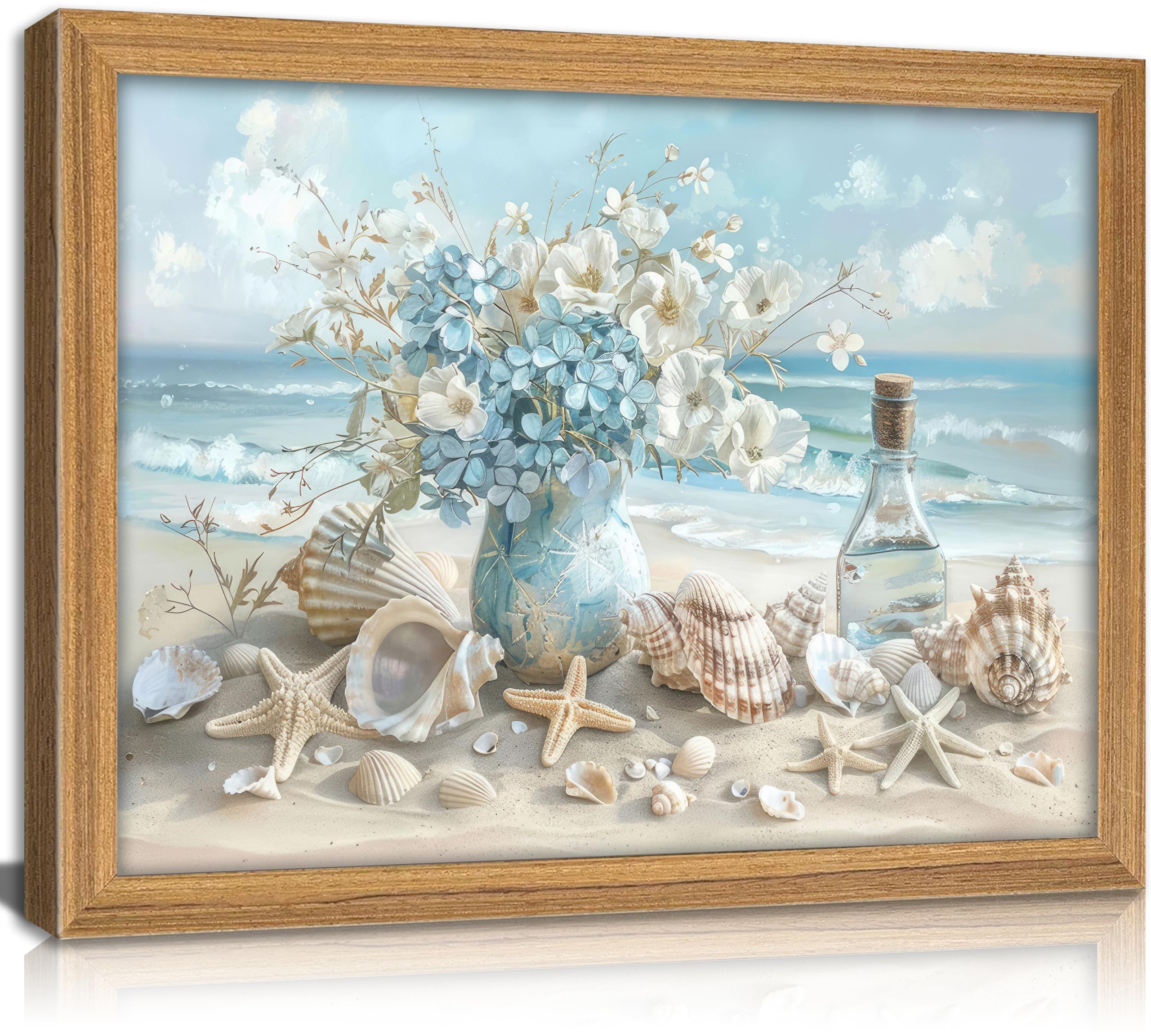 Framed Farmhouse Bathroom Canvas Wall Art Brown Rustic Cotton Flower Painting Picture Wall Decor Modern Relax Soak Unwind Sign Poster Print Artwork for Living room Restroom Home Decoration — view 17