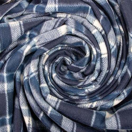 Miniatura 2 de Mantas de 50 x 60 pulgadas, mantas de forro polar a cuadros para dormitorio, sofá, sala de estar, silla, mascotas, exteriores