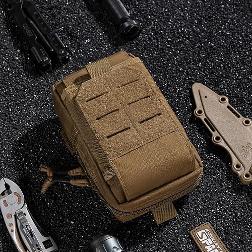 Miniatura 8 de EXCELLENT ELITE SPANKER Tactical EDC Pouch Molle Utility Pouches Phone Holster Pouch Waist Bag Tool Pouch for Molle Accesssories