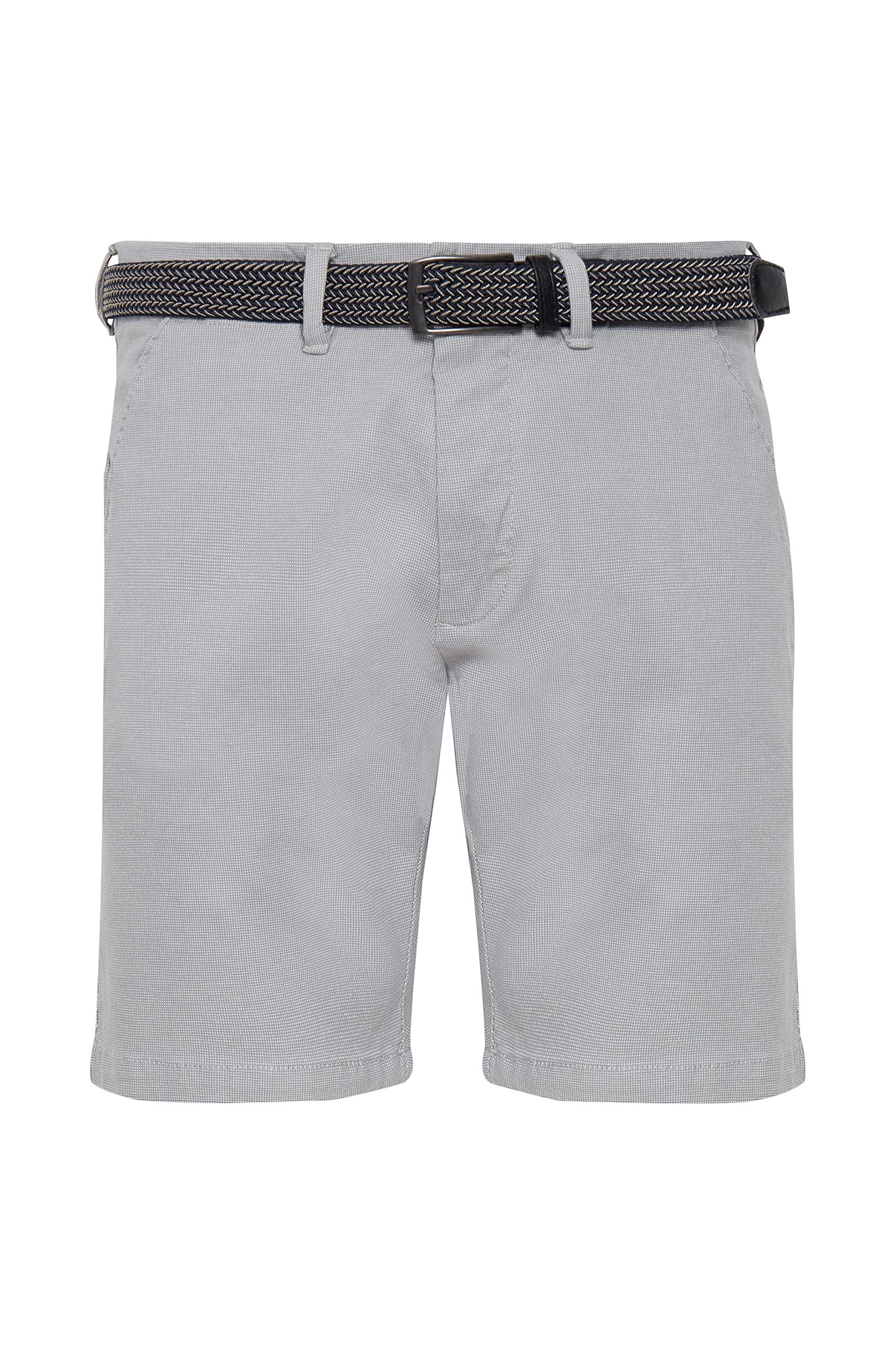 Indicode IDLozano Herren Chino Shorts Bermuda Kurze Hose mit Stretch und Gürtel