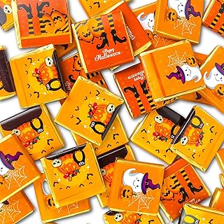50 Halloween Chocolate Neapolitans Sweets – Halloween Chocolates Trick or Treat Sweets Happy Halloween Table Decoration Sweets - In Sweet Treat Gifting Co. Gift box