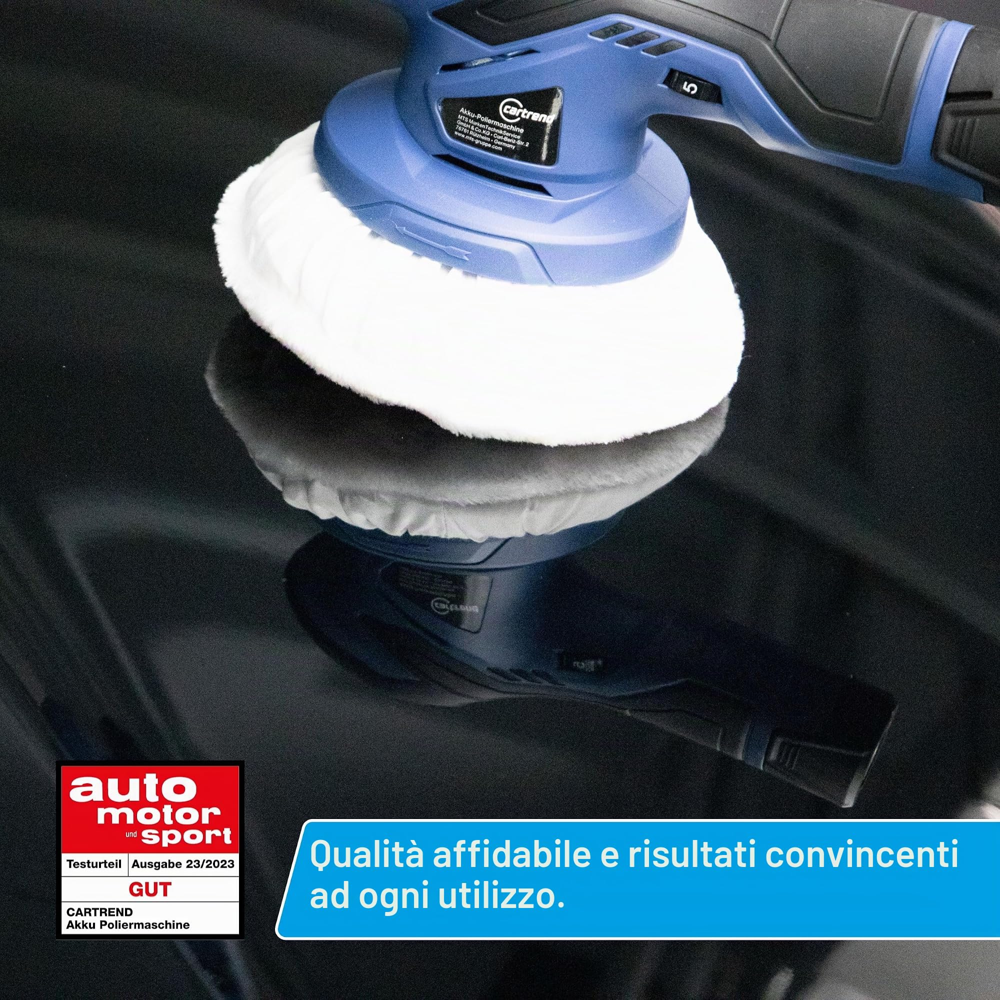 CARTREND 10699 Lucidatrice con batteria