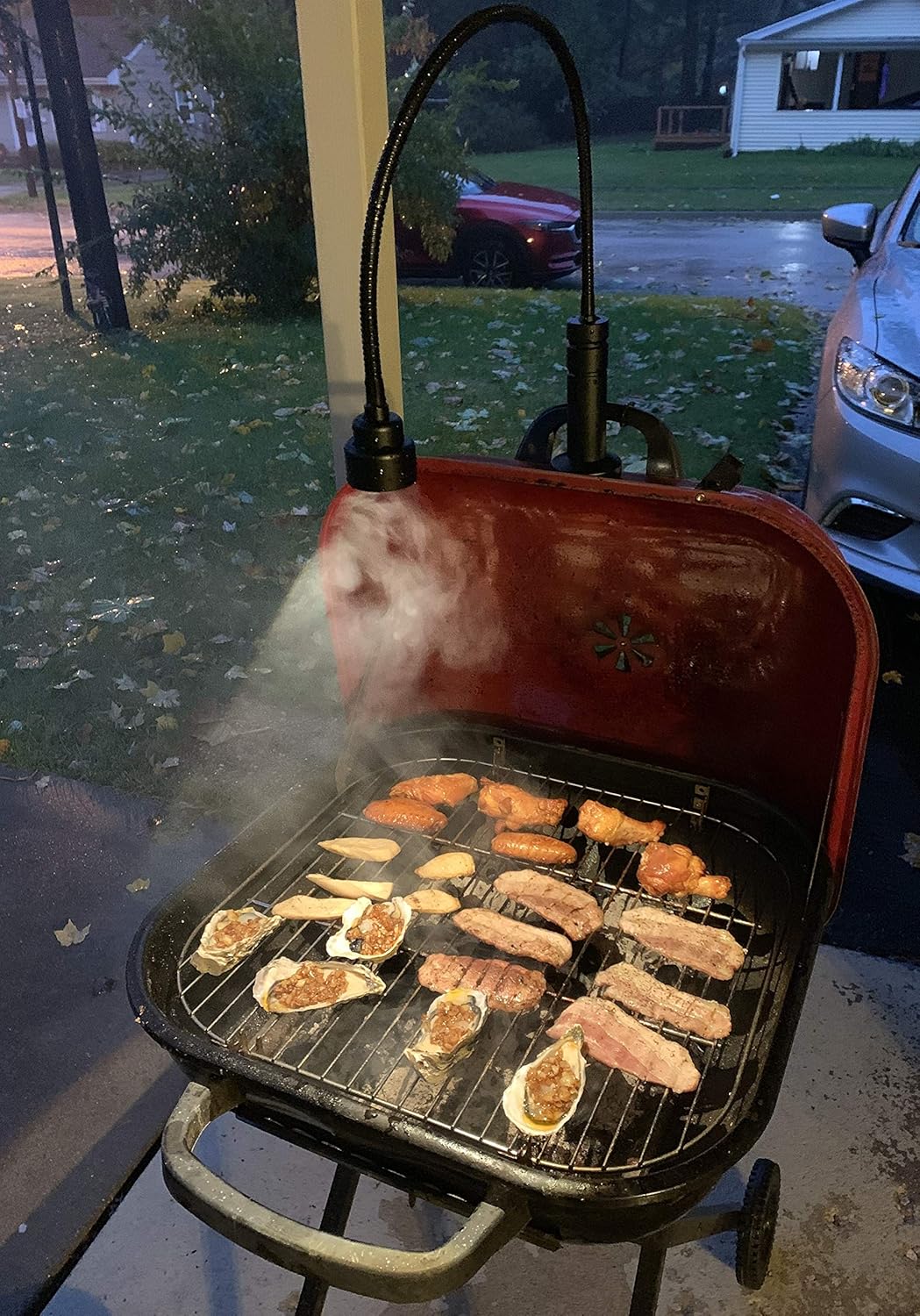 NextLED Ultimate BBQ Grill Light, 24 Inch Flexible Gooseneck with Strong Magnetic Base, Heat and Water Resistant, Innovative Design Provides Warm Even Light with Infinite Brightness Adjustability : Patio, Lawn & Garden