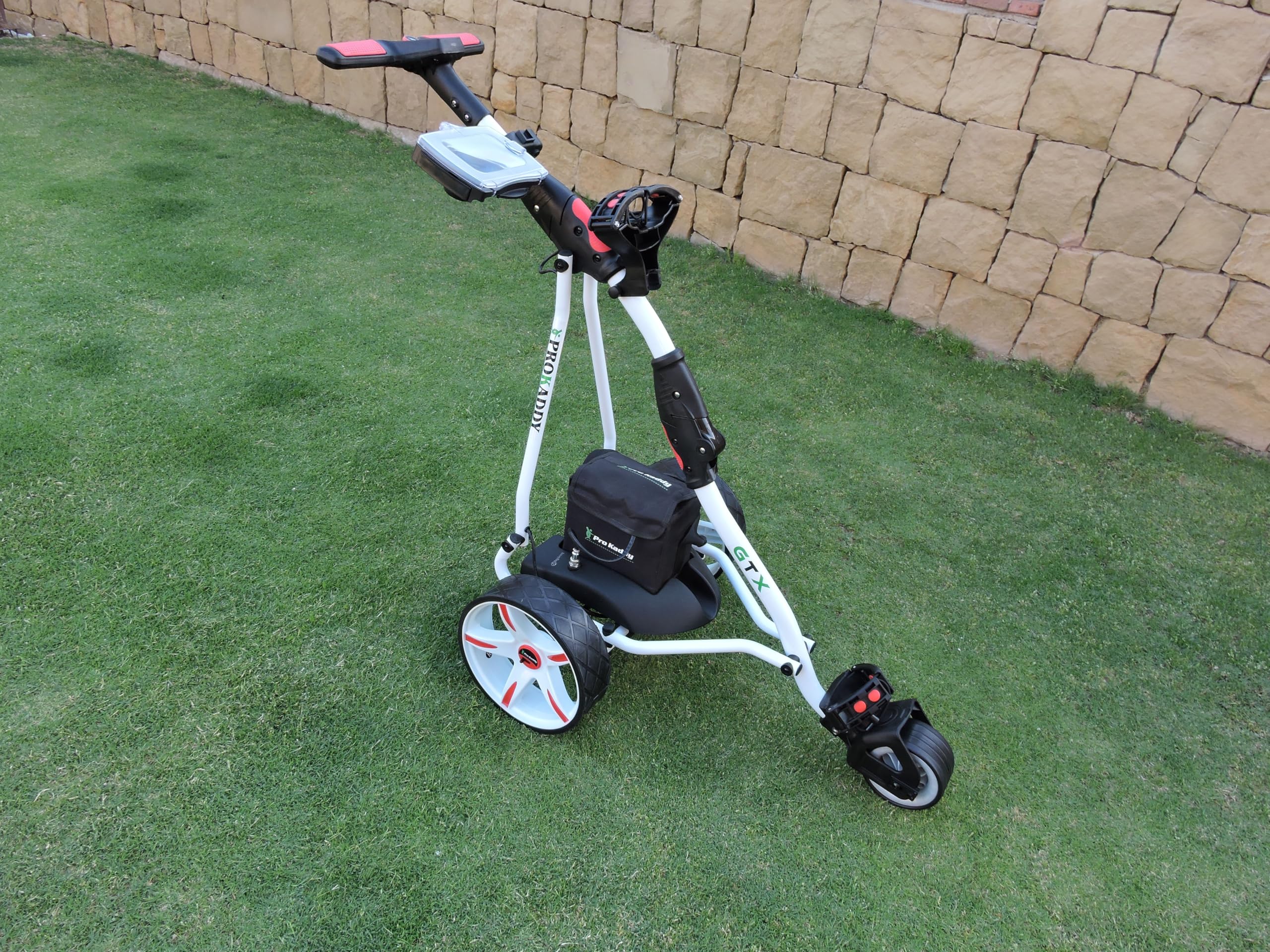 Carro de Golf eléctrico P1T2 Blanco con batería de 12V 33 amp