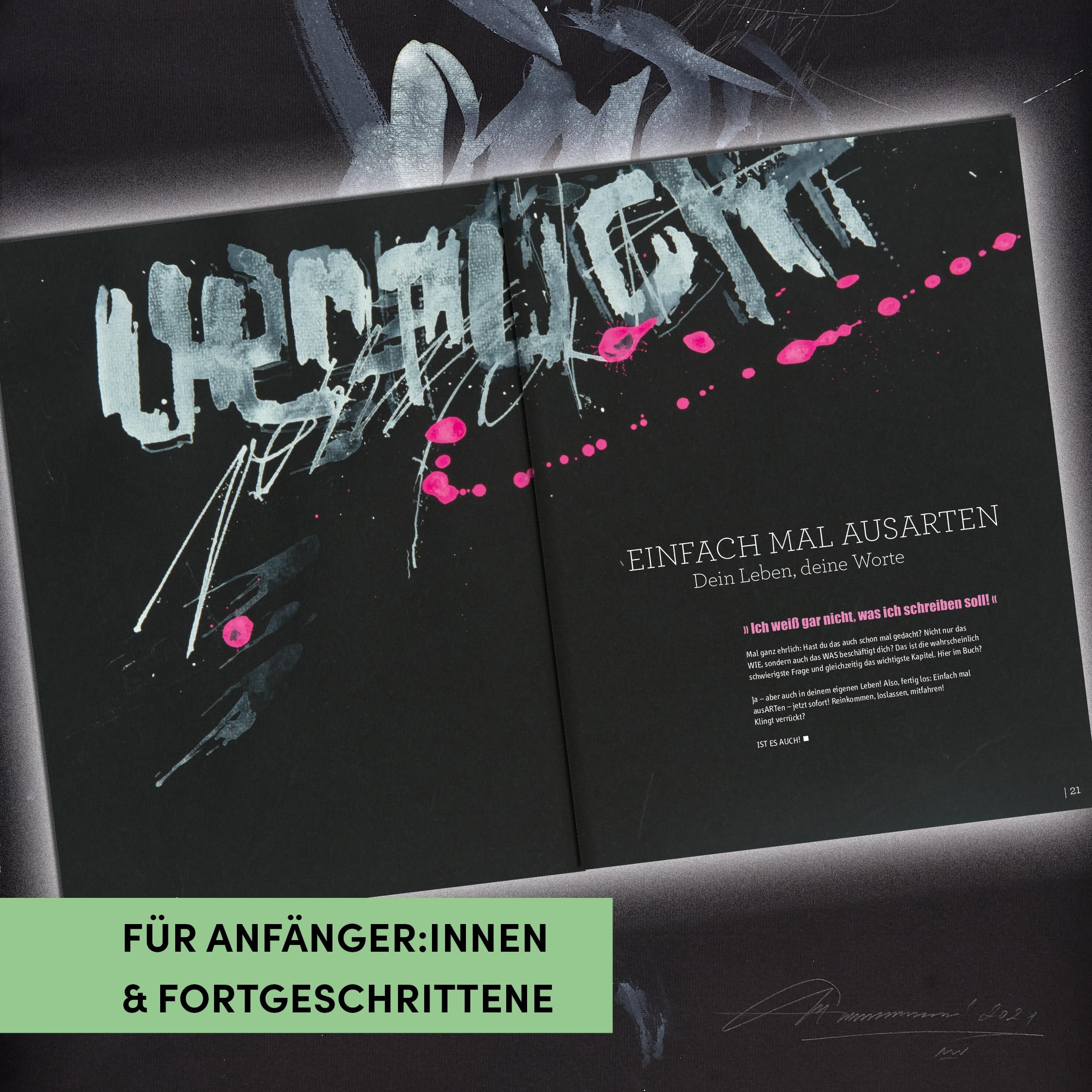SchreibART: Kalligraphische Schrift-Experimente. Mit Schriftvariationen zum Download