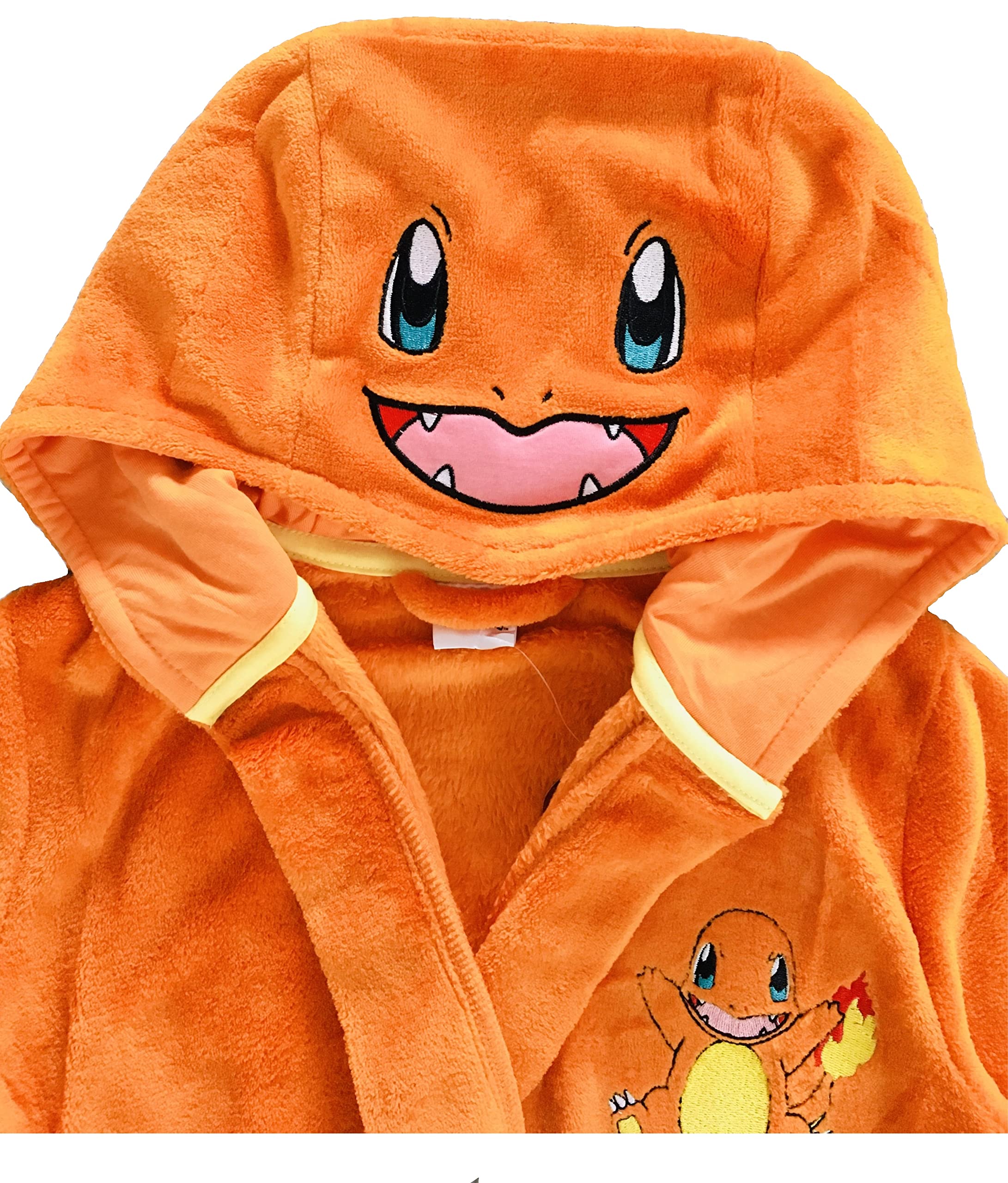 Pokemon Boys or Girls Hooded Bathrobe, Dressing Gown, Age 4-14 Years