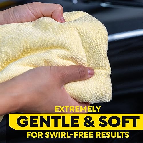 Miniatura 6 de Meguiars X2020 Supreme Shine - Juego de 3 toallas de microfibra color amarillo