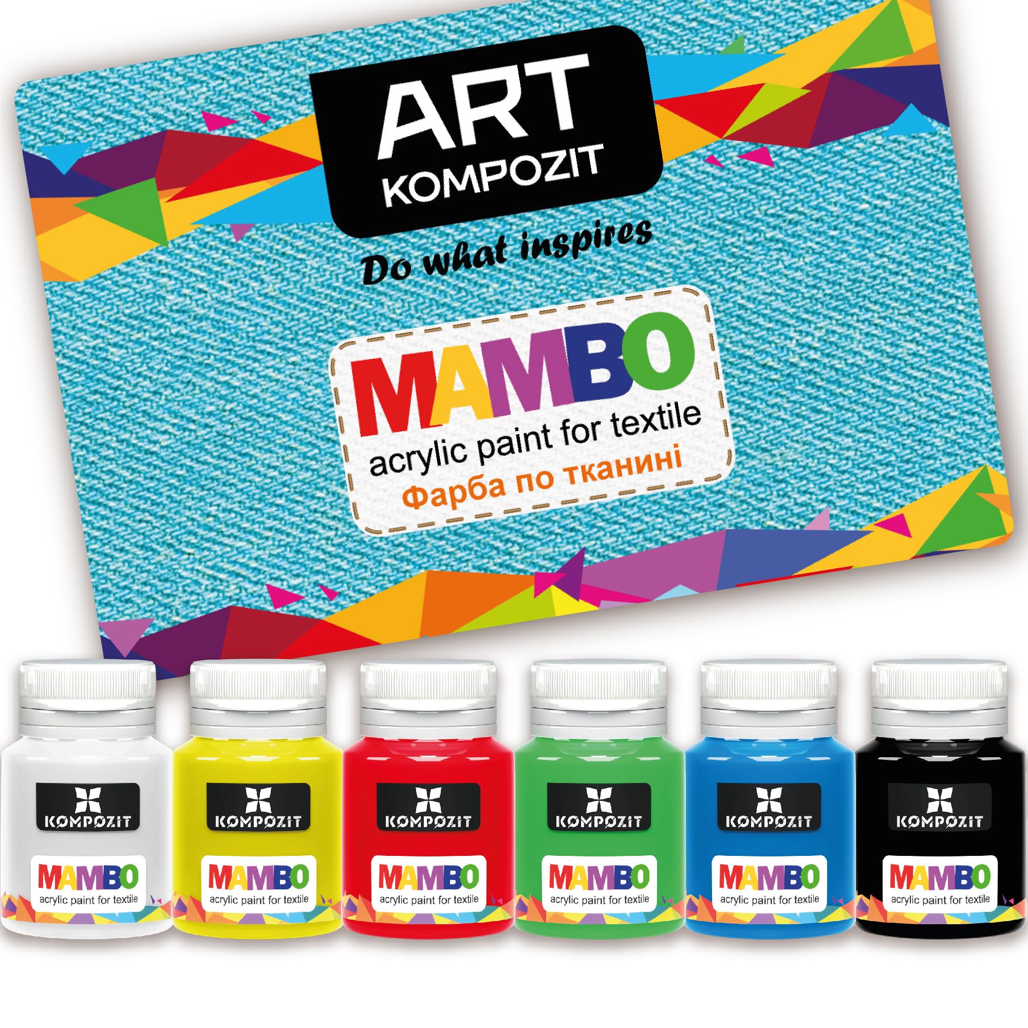 Amazon.com: Acrylic Fabric Paint Set for Clothes Permanent - Basic
