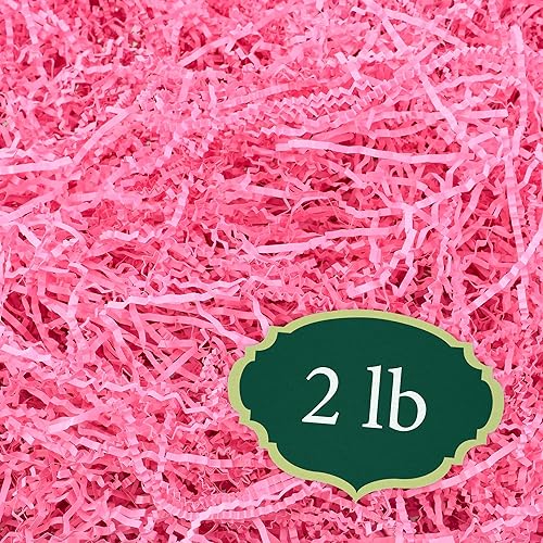 Arcadia Garden Products RPC02PK - Caja de relleno de papel de color triturado arrugado para envolver regalos y manualidades, relleno de cestas,