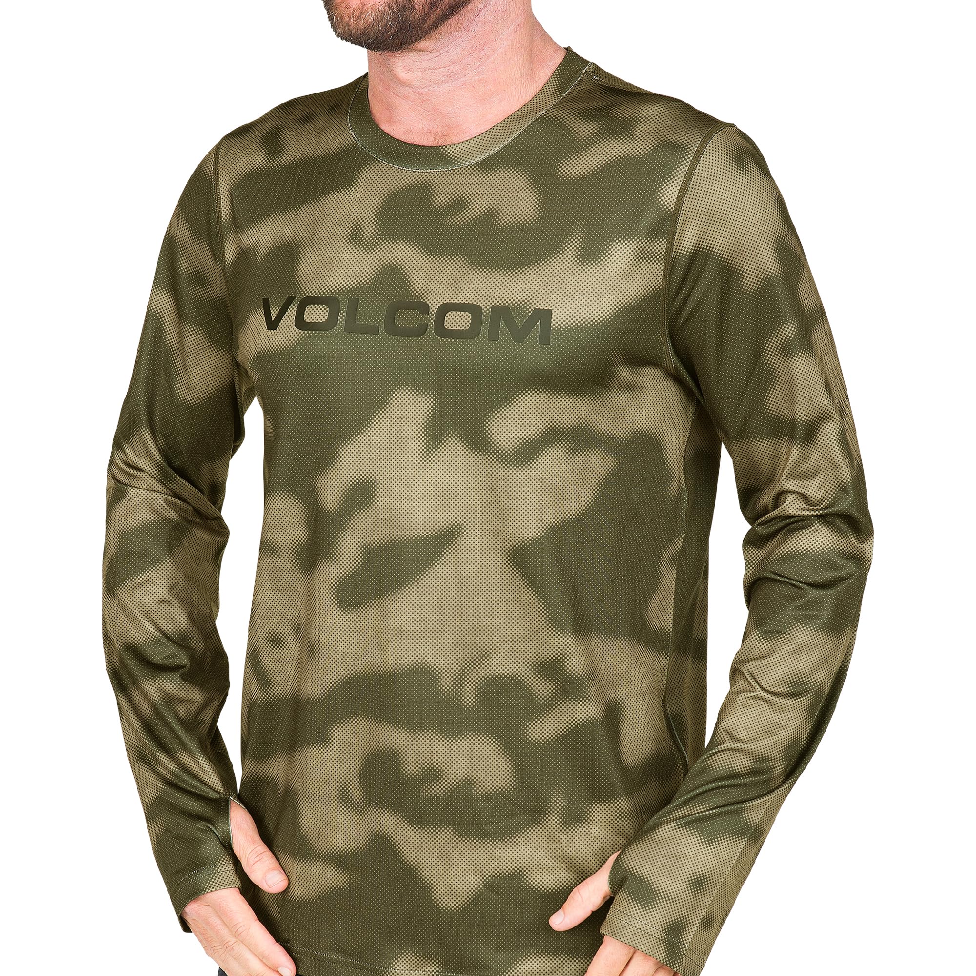 Volcom V-Science Midweight Thermal Base Layer Long Sleeve Shirt V-Science - Maglia Termica a Maniche Lunghe, Peso Medio Uomo