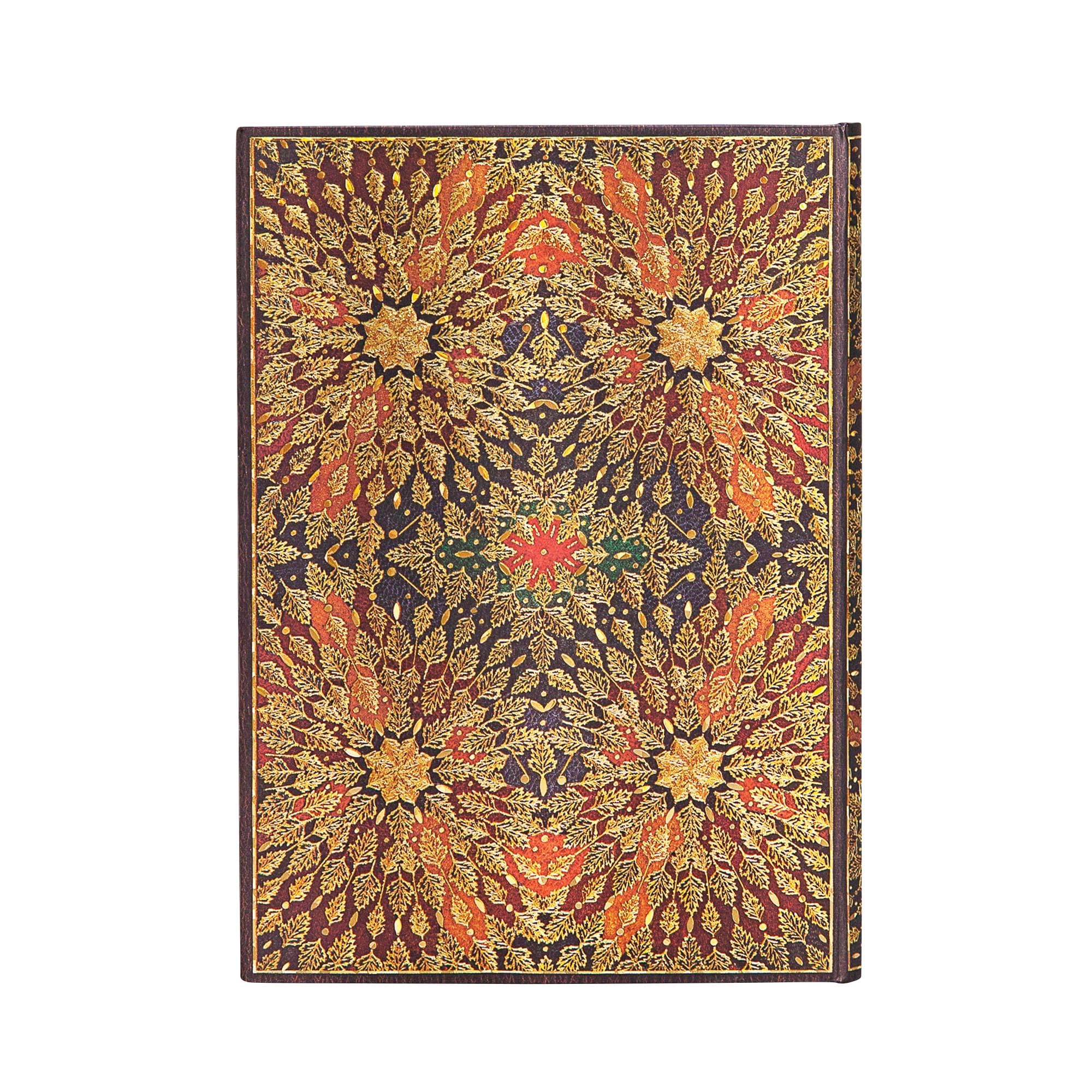 Fire Flowers Unlined Hardcover Journal