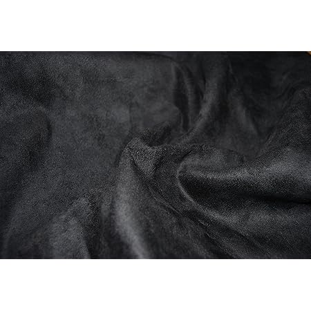 Black Faux Suede Fabric Sold Per Metre 152cm Wide Amazon Co Uk Home Kitchen