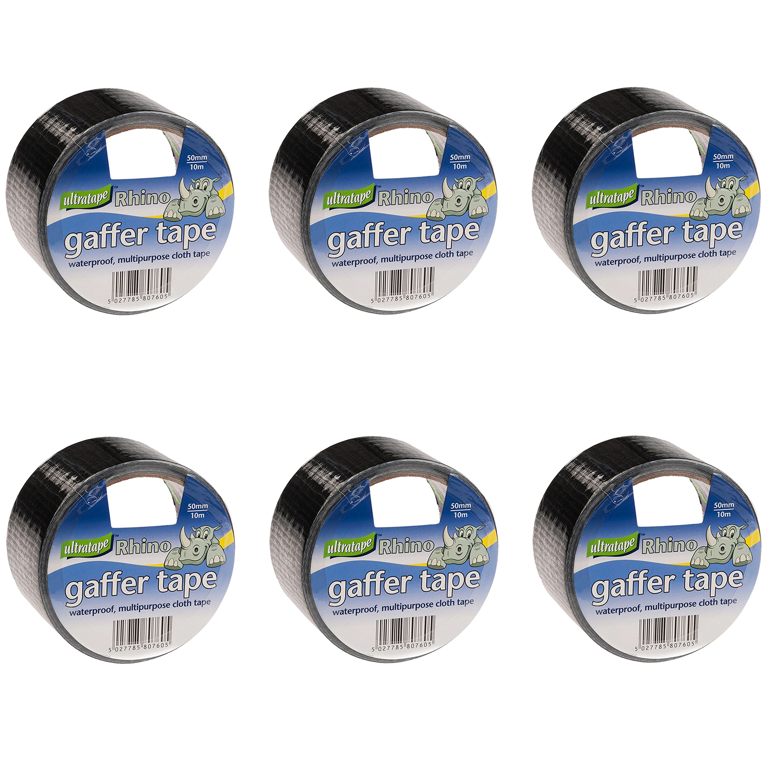Ultratape Rhino 50mm X 50m Black Gaffer Tape - View #2