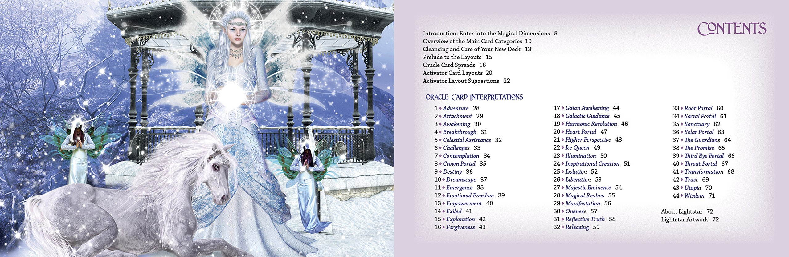 Magical Dimensions Oracle Cards and Activators: (Oracle Kit Box Set with 44 Cards and Guide Book)