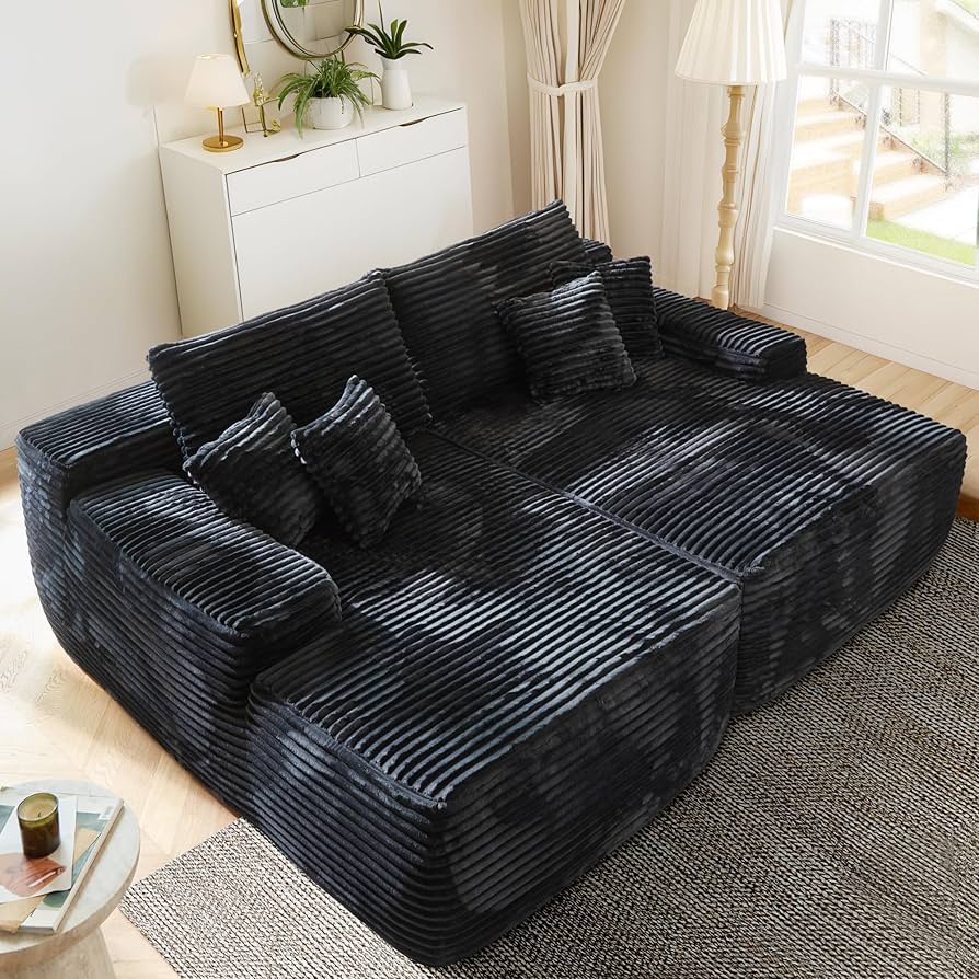 ヒロオットマン Amazon.com: HOOOWOOO Chaise Lounging Sleeping Sofa, 81x67