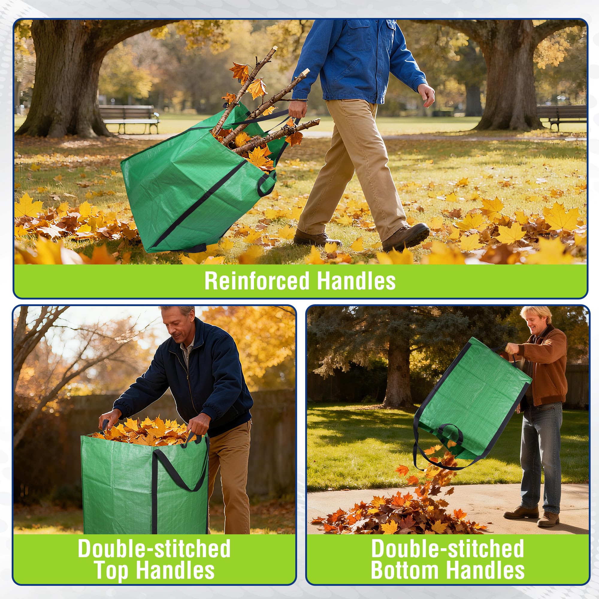 WORKPRO Reusable Yard Bags - 3 Pack -3
