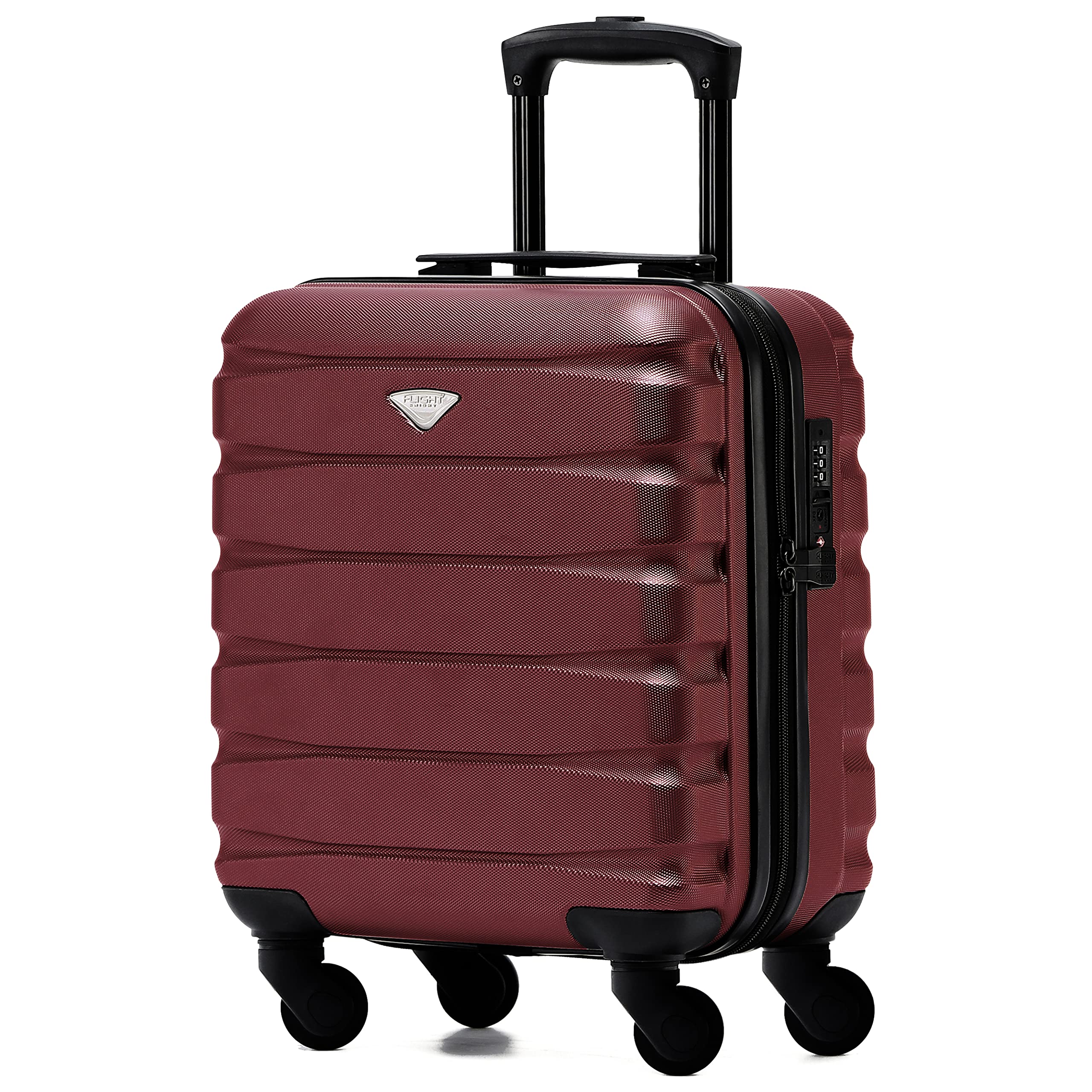 Flight Knight Lightweight 4 Wheel ABS Hard Case Medium Suitcase Approved for Over 100 Airlines Including easyJet, British Airways, Ryanair, Jet2, Emirates & Many More - Check-in Medium Size 25" — view 120