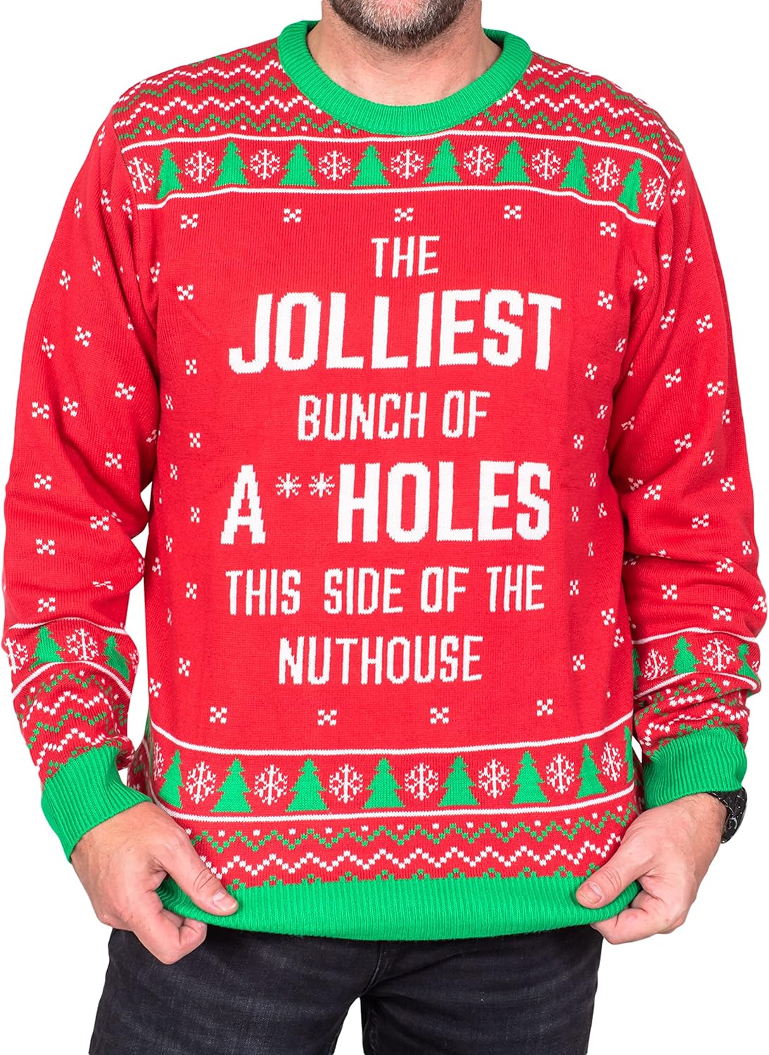 Vacation Movie The Jolliest Bunch Cousin Eddie's RV Maintenance Ugly Christmas Sweater