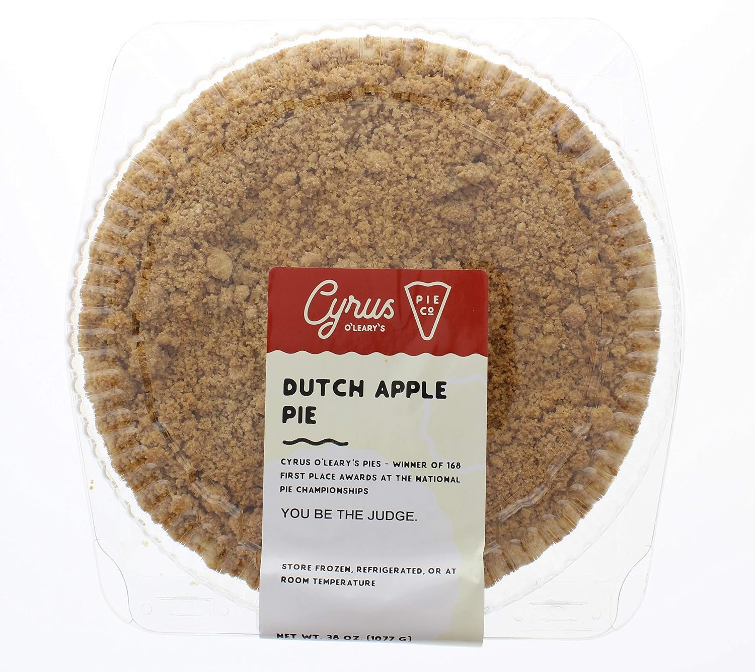 Cyrus O’Leary’s 9" Baked Dutch Apple Pie