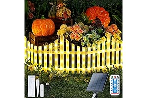 Hopolon 4 Pack Solar Garden Border Fence Light
