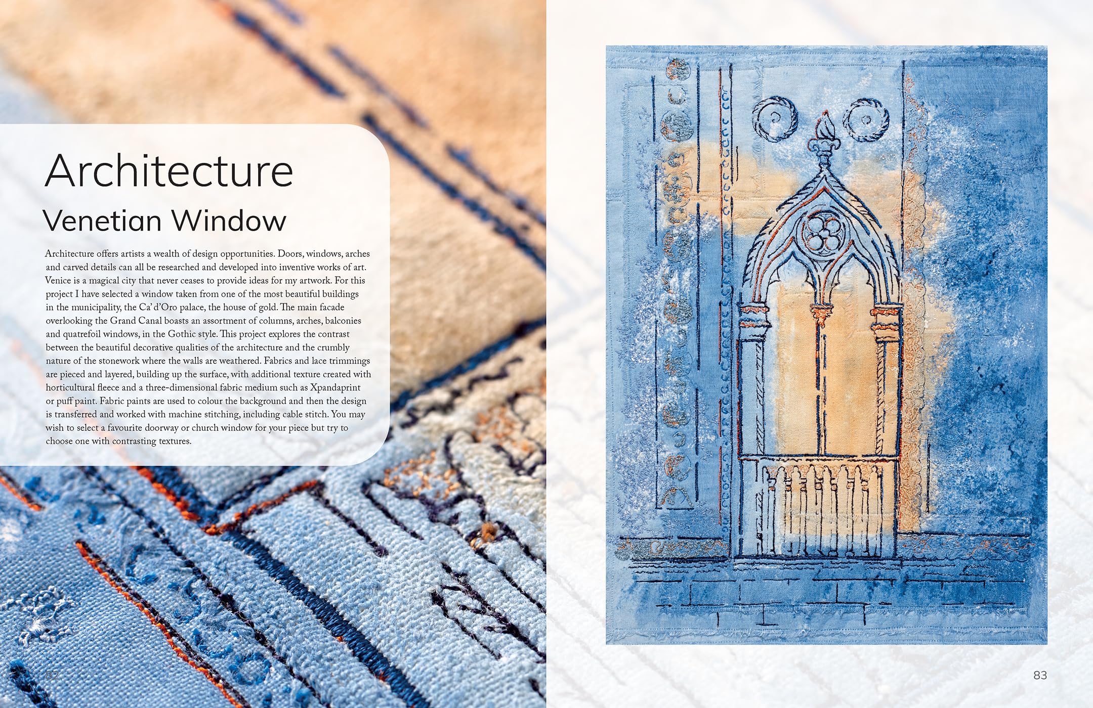 Layer, Paint and Stitch: Create Textile Art with Machine and Hand Stitching