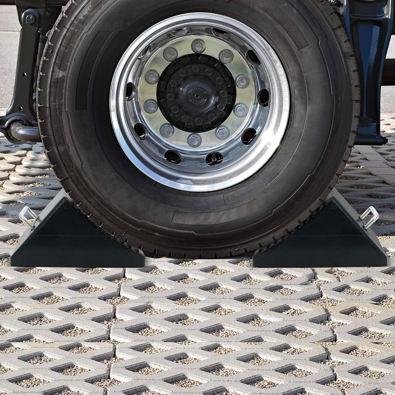 Flash Deals - 70% OFF AFA Tooling - Set of 2 Wheel Chocks | Heavy Duty Nylon Rubber Wedge for Front and Back Tires | Heavy Weighted Design and Tie Off Handle | Chock Block for Your Camper, Trailer, RV, Truck, Car or ATV… Exclusive Discount 50% Price AFA Tooling - Set of 2 Wheel Chocks | Heavy Duty Nylon Rubber Wedge for Front and Back Tires | Heavy Weighted Design and Tie Off Handle | Chock Block for Your Camper, Trailer, RV, Truck, Car or ATV…