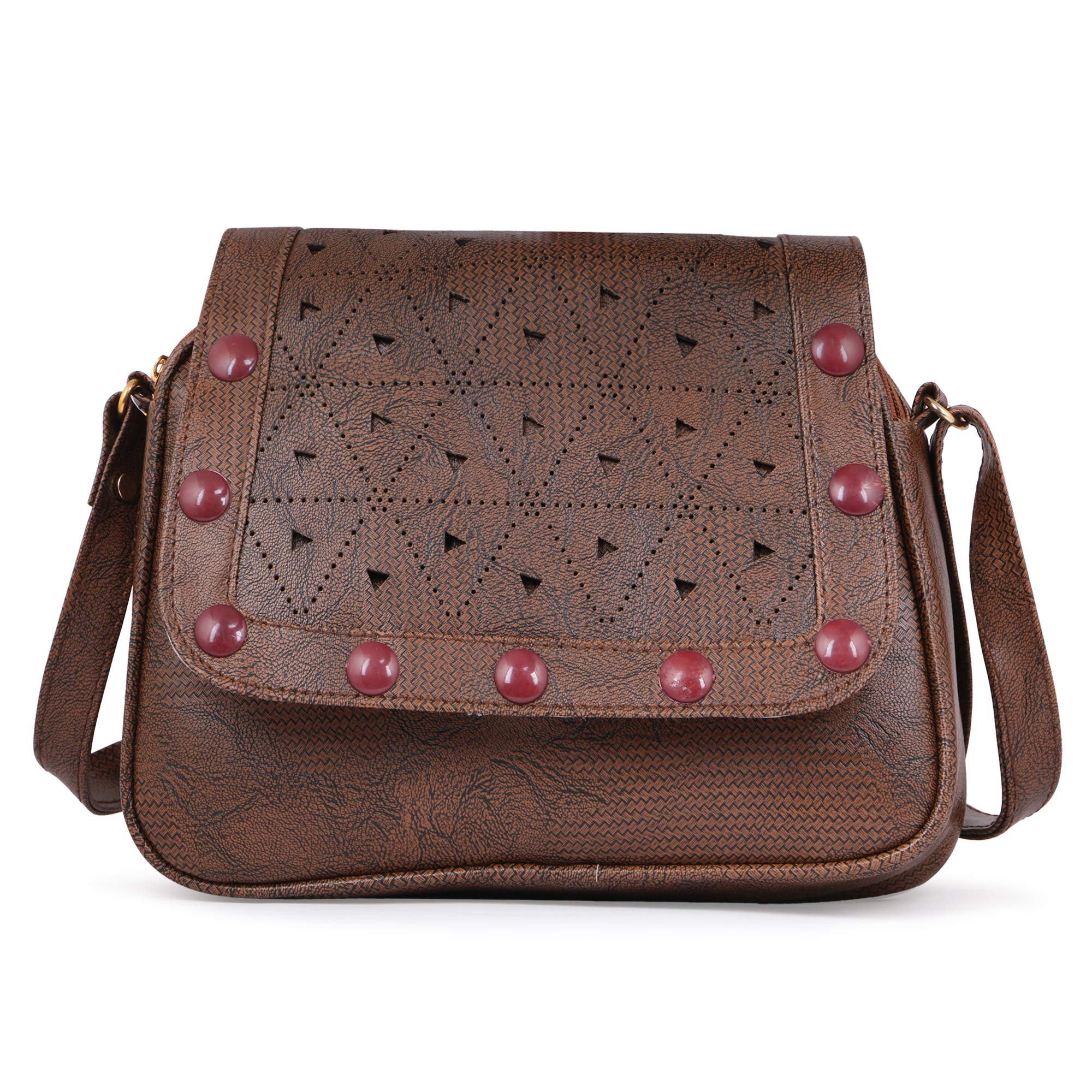 Ankita Fashion World women handbag, Sling PU (Brown) (B07N8BHZ6S) Amazon Price History, Amazon Price Tracker